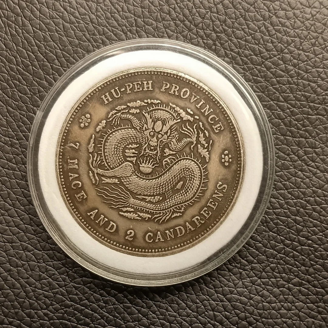 家居饰品  精美吹得响会翻面龙洋工艺品摆件多样性到手一枚