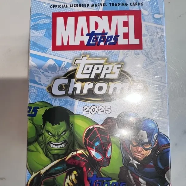 2025 topps Chrome 漫威手雷收藏卡影视单盒卡 代拆