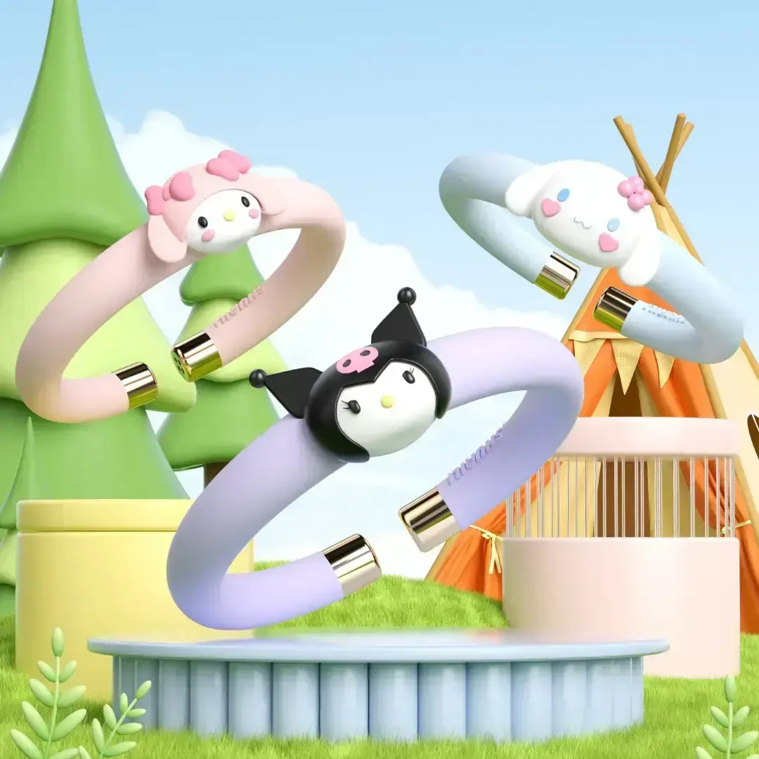 M驱蚊手环三丽鸥防蚊手环防蚊虫叮咬户外随身神器学生成人驱蚊