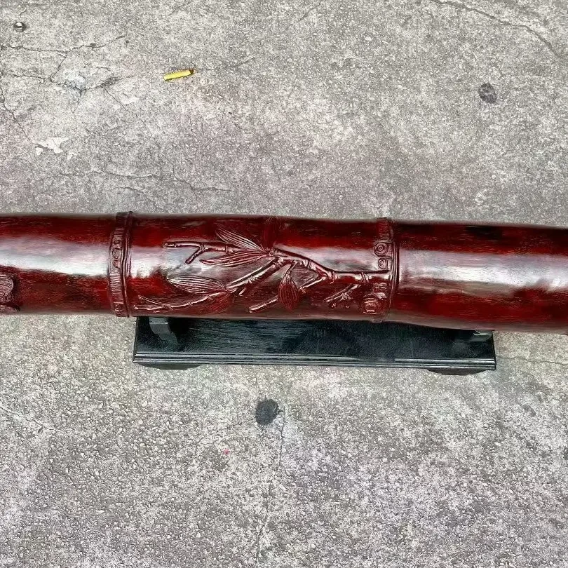 印度小叶紫檀木雕工艺品节节高升横财中式复古红木摆件招财发财