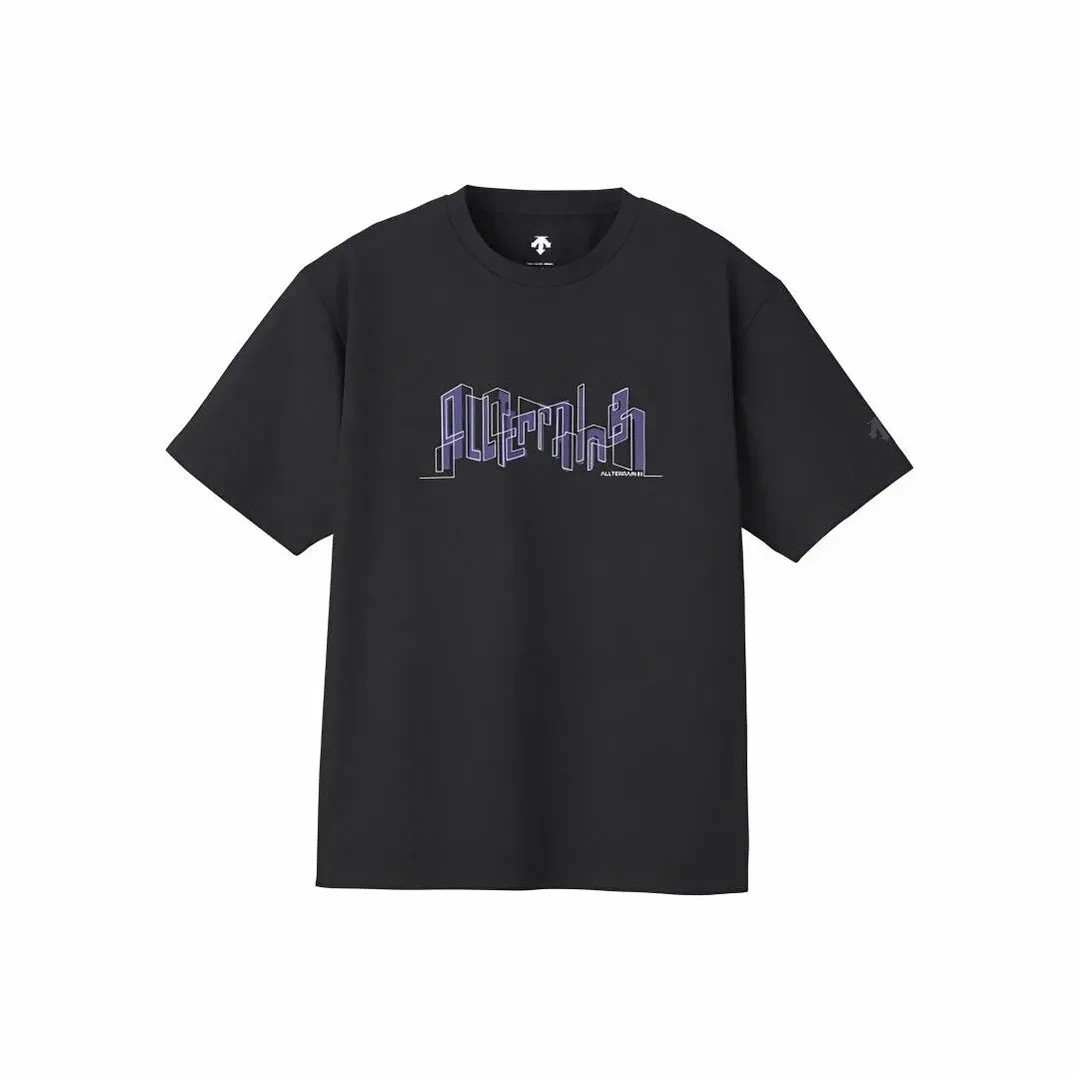 DESCENTE/迪桑特全地型高端字母图案吸汗速干套头短袖T恤HT51M