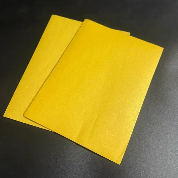 加厚双面金色 双面留金手工折纸200张多尺寸选择折莲花纸