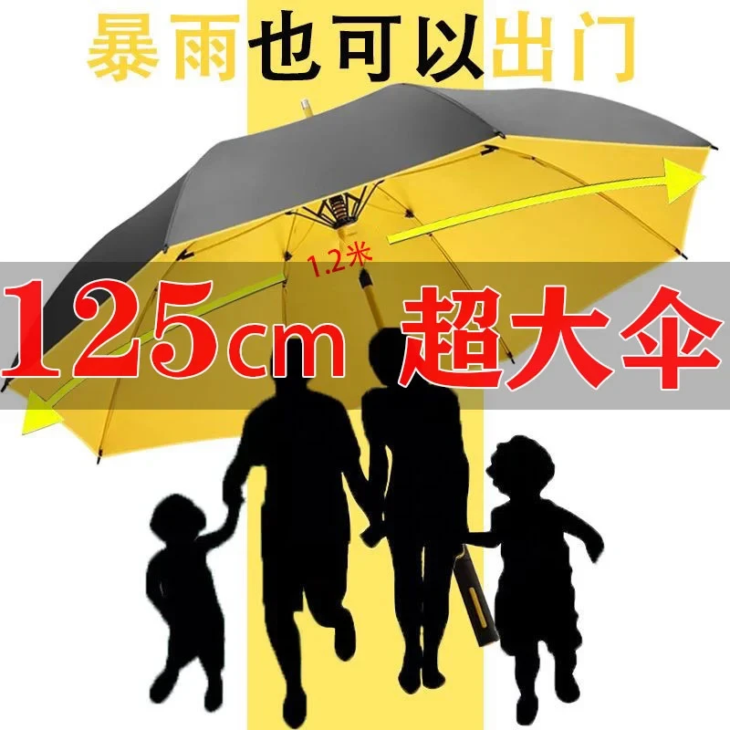 防水套伞升级高尔夫黑胶防紫外线长柄伞车用雨伞超大号雨伞礼品伞