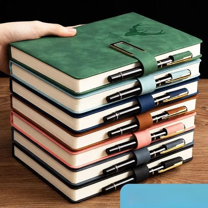 【清仓处理】笔记本超厚a5复古本大学生韩版日记本批发商务记事本yw