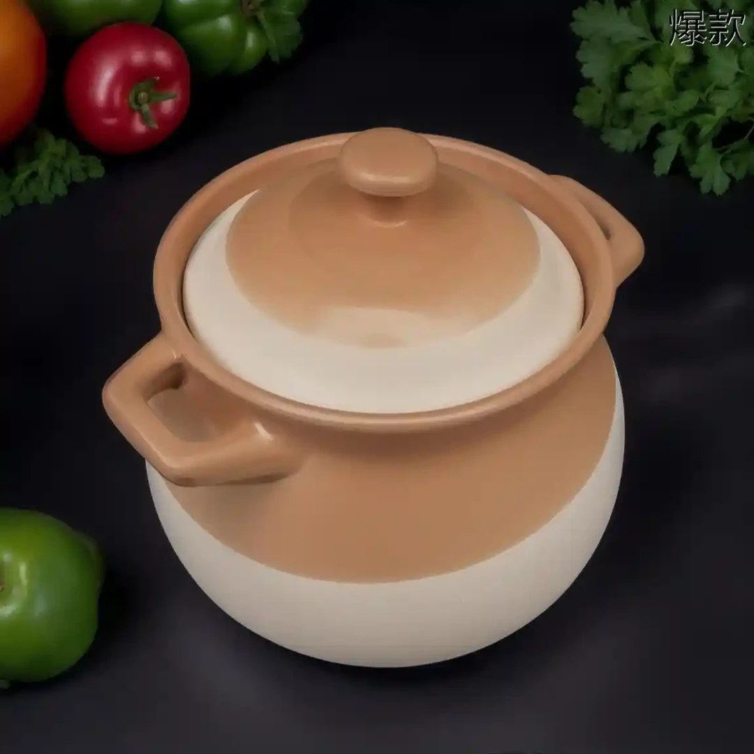 砂锅炖锅家用燃气陶瓷锅煲汤锅大容量干 干烧材质耐高温瓦斯灶专