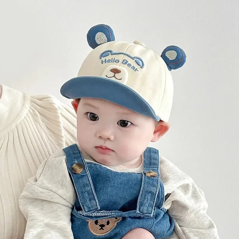 婴儿帽子春秋季宝宝鸭舌帽可爱超萌婴幼儿男女儿童遮阳防晒棒球帽