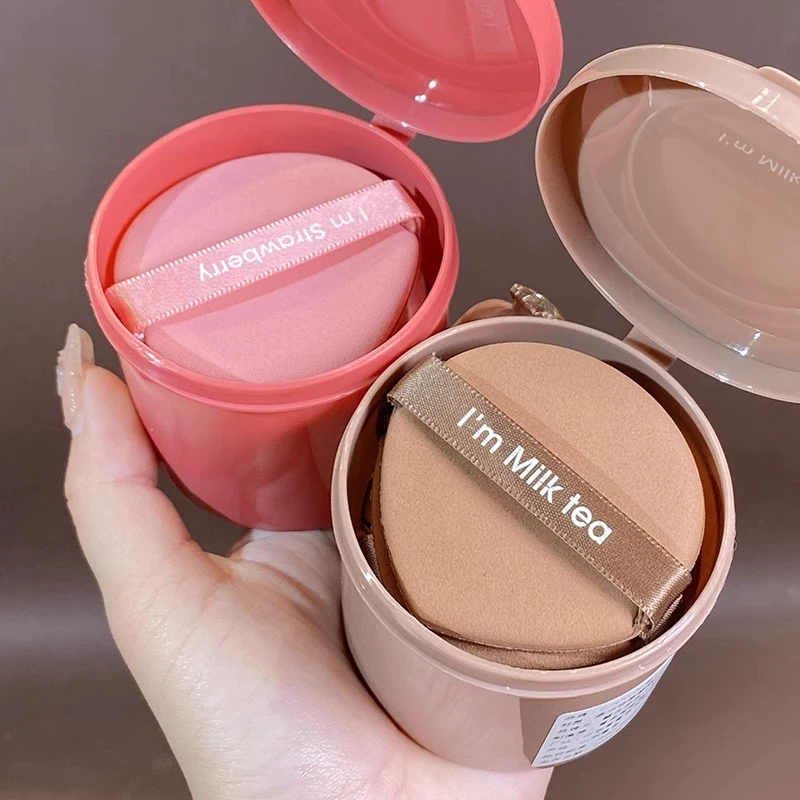 网红推荐菠萝派气垫粉扑干湿两用美妆蛋黄不吃粉饼散粉底液专用