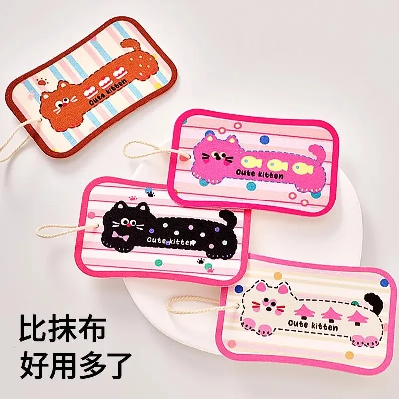 木浆棉海绵擦加厚天然厨房抹布洗碗刷锅清洁去污去油百洁布家用