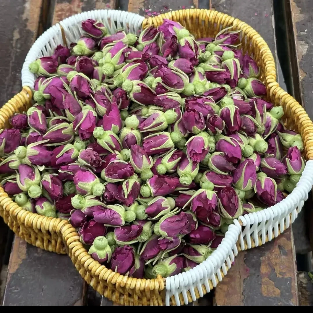 山东平阴冻干重瓣红玫瑰花茶干玫瑰花蕾泡茶煮茶泡水