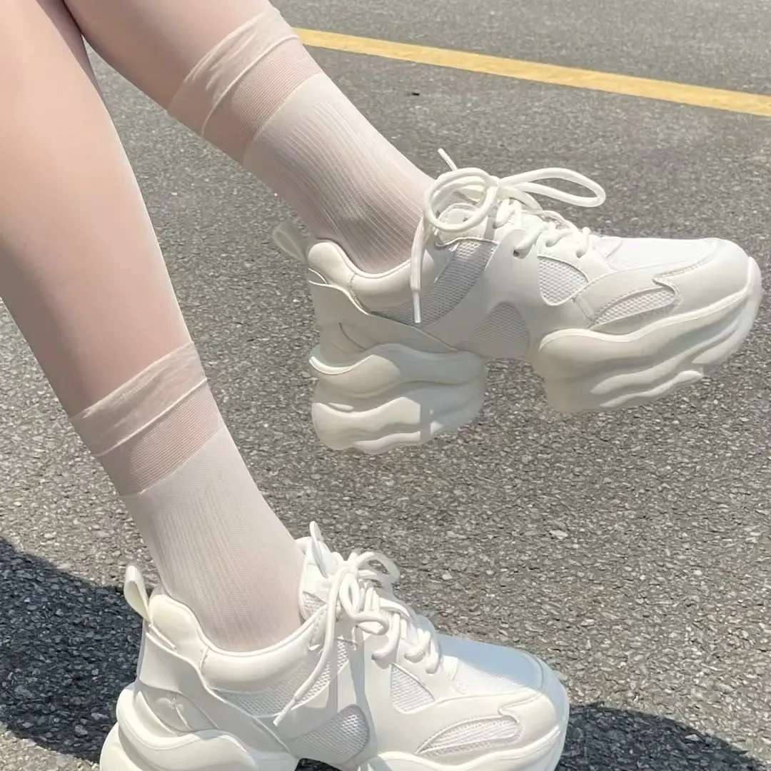 增高春季套筒休闲风时尚休闲鞋厚底夏季老爹鞋(以直播间为准)