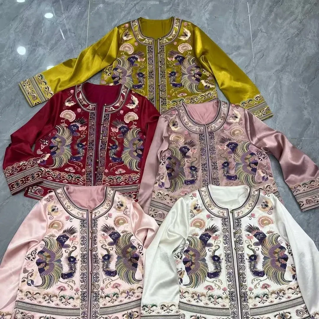 新中式国风重工刺绣女装外套