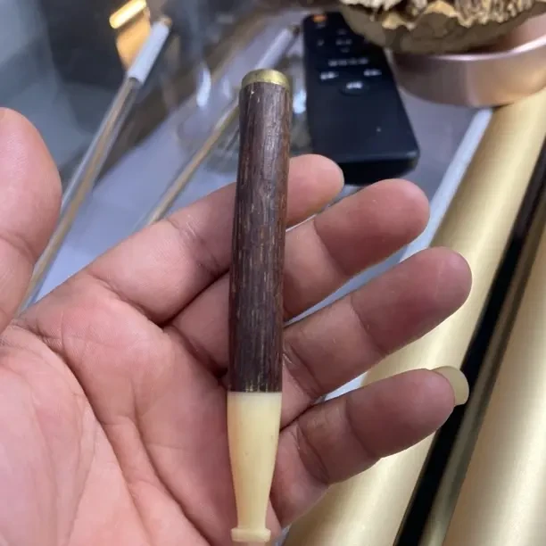 晋唐缠纸鸡距笔湘妃竹狼毫小楷高档檀木专业毛笔
