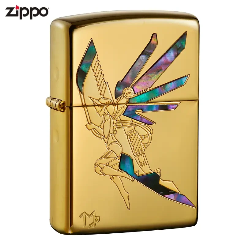 ZIPPO众神之力黄金版 十二星座众神之力彩贝防风煤油男TC9901GQ