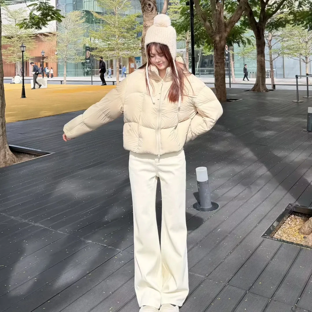 韩版立领白鸭绒冬装