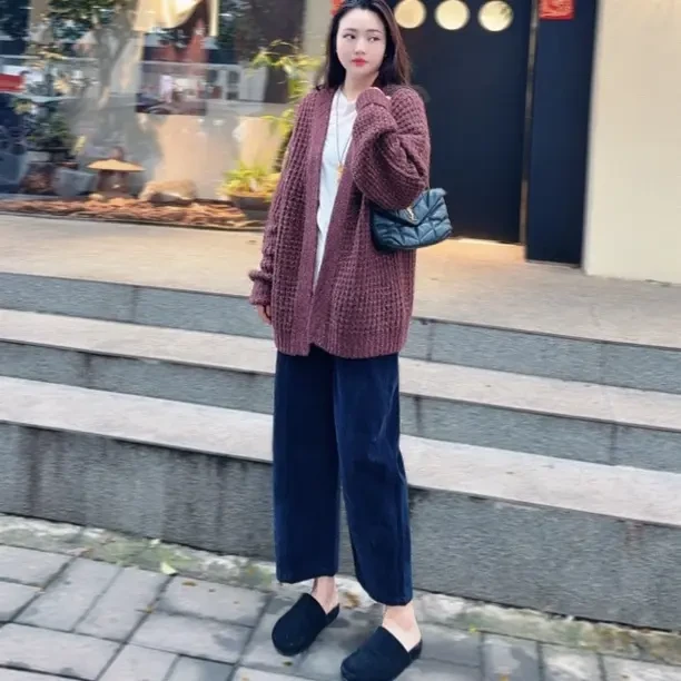 大开衫羊绒外套一套(no退换)