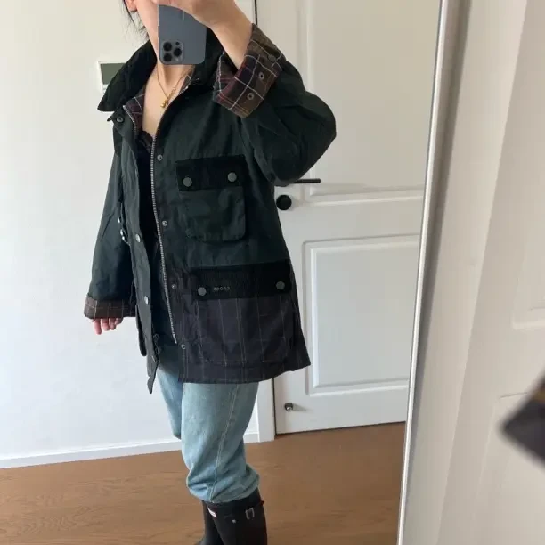 洞洞鞋联名款油蜡外套男女同款