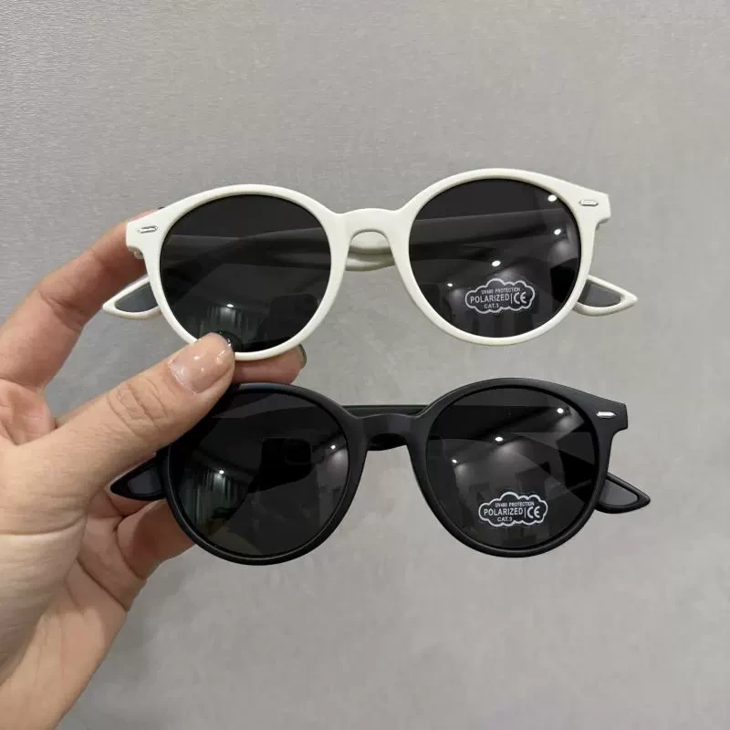 儿童墨镜潮酷时尚宝宝硅胶偏光遮阳太阳镜男女童户外夏季防晒眼镜