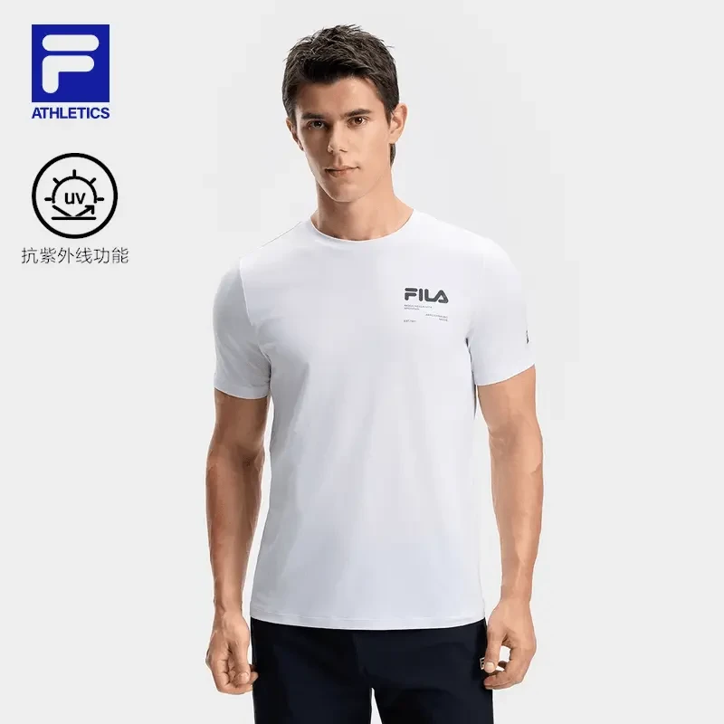 【雅丹风】Fila/斐乐男运动短袖夏舒适速干跑步T恤A11M431109F