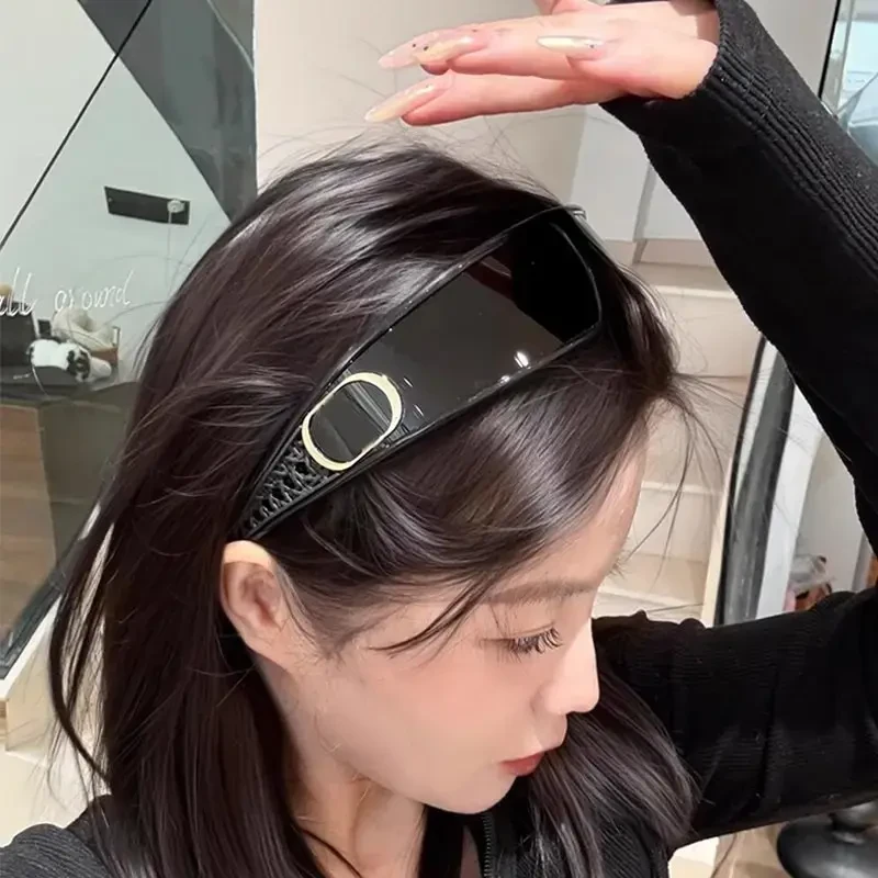 【新疆包邮】发箍墨镜女款高级感网红时髦拍照造型太阳眼镜防紫外线