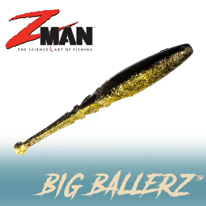 Z MAN多节球型尾路亚软性饵BIG BALLERZ4英寸拟饵