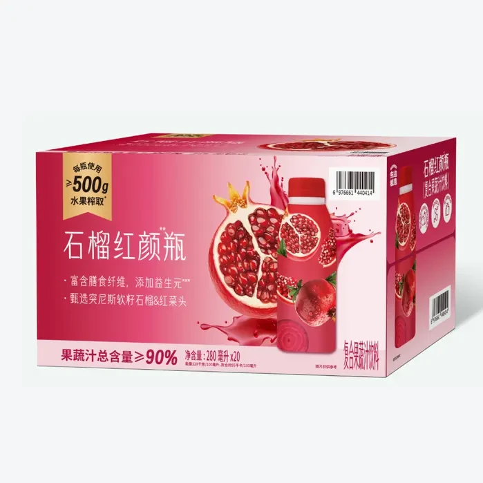 【会员商店】东边植造石榴红颜瓶复合果蔬汁饮料 突尼斯软籽石榴