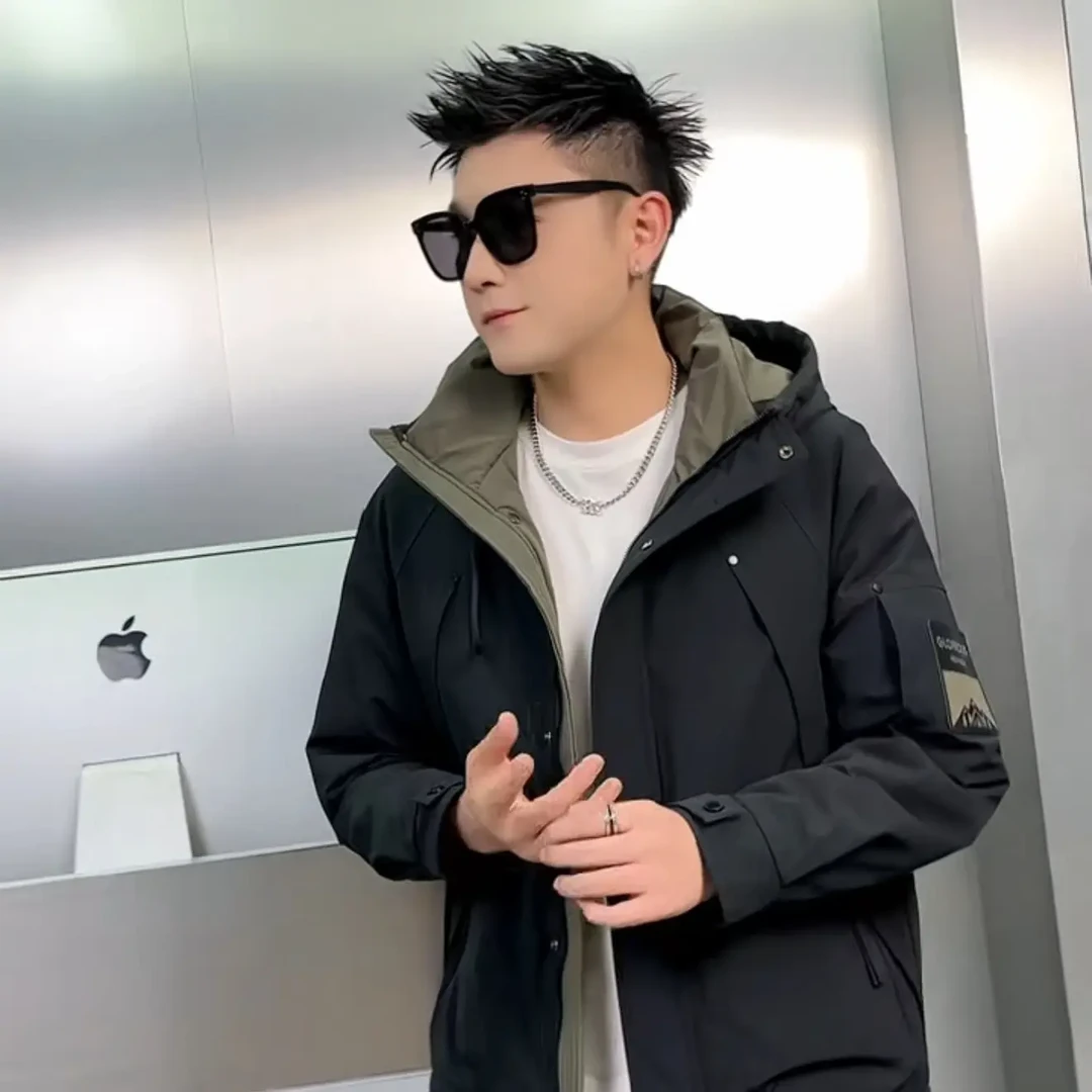 男士二棉冲锋衣外套，高品质