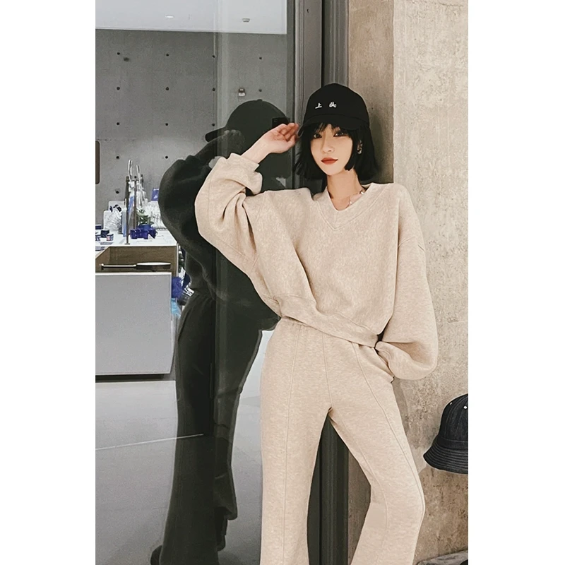 【特卖】NAVST慵懒V领卫衣C2109176TW2和C2109175