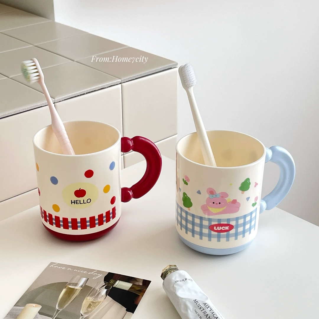 漱口杯2025新款漱口杯子高颜值牙缸用情侣不发霉刷牙杯洗漱杯FKK