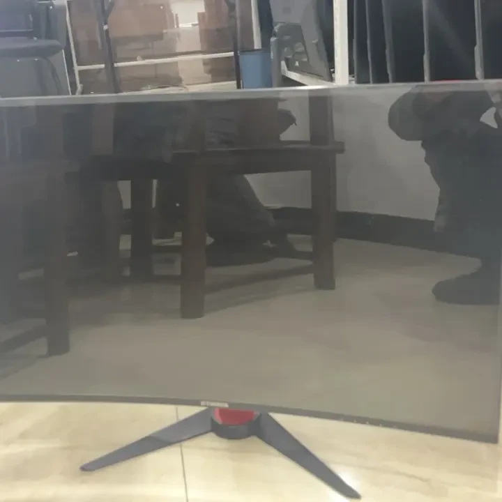 现代化超薄边框曲面显示器沉浸式视觉体验游戏电脑显示器台式