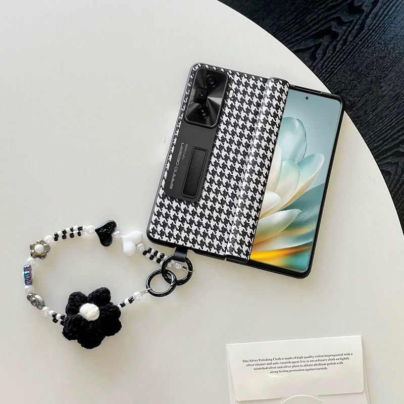 适用于荣耀magicvs3手机壳素皮防窥MagicV2至臻版支架保护壳全包