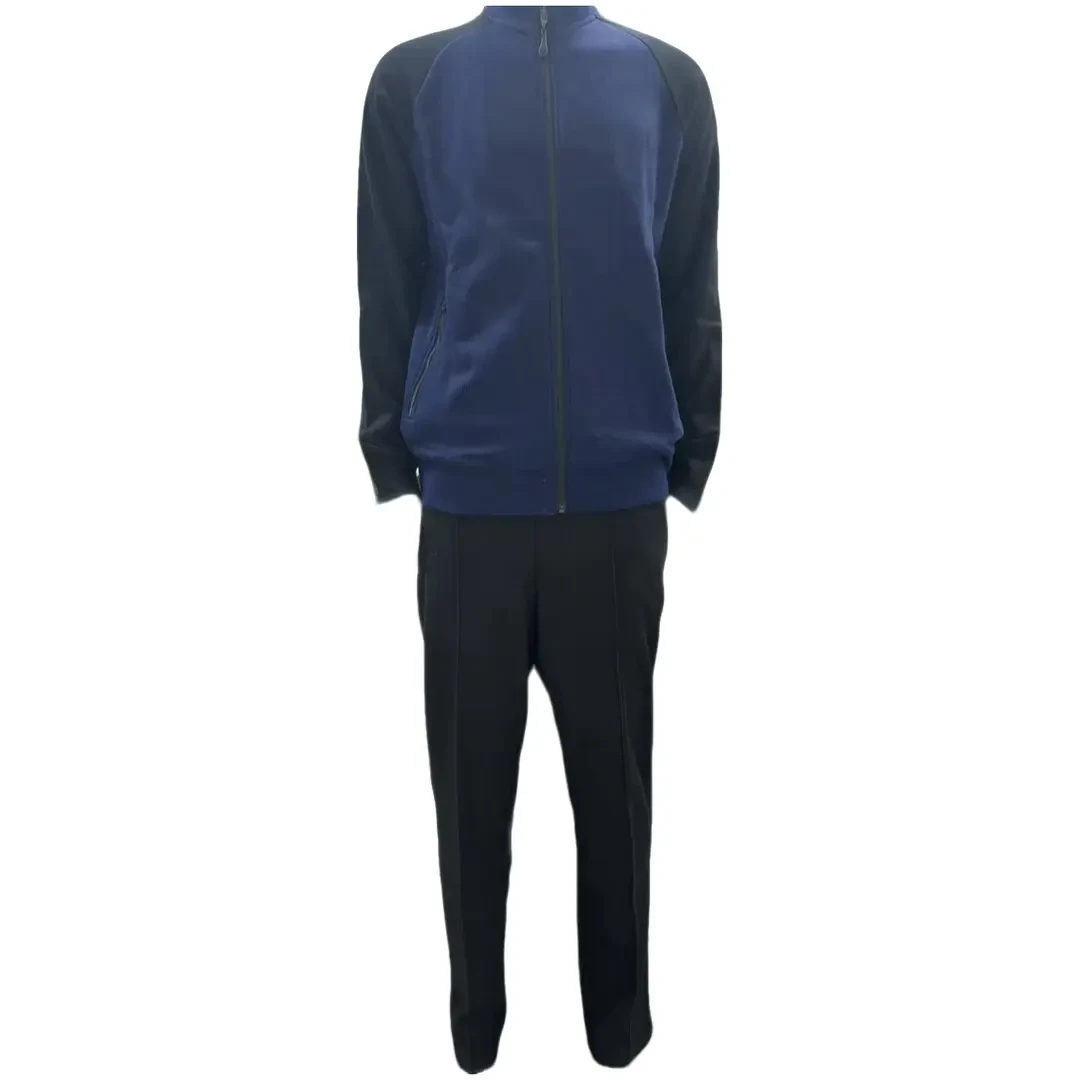 秋冬款深蓝色体能训练服套装单上衣/单裤子