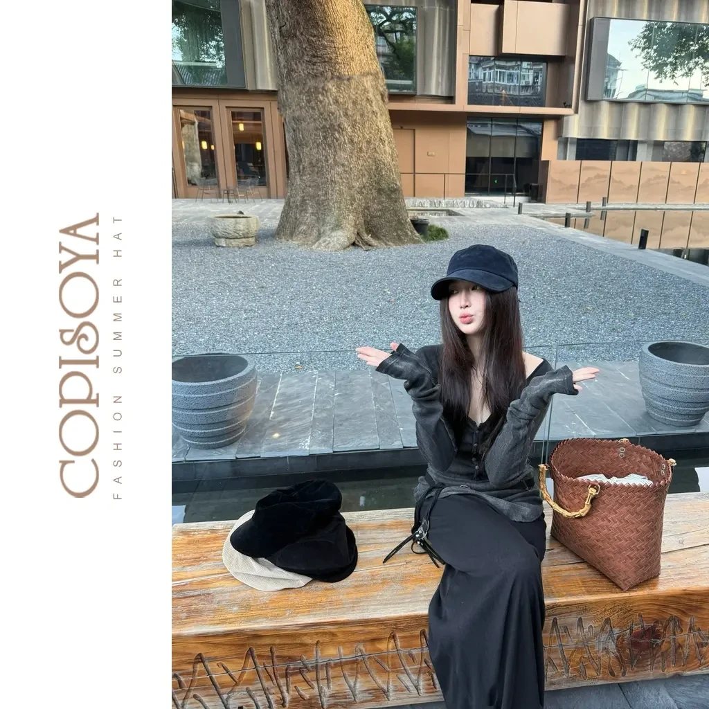 COPISOYA/凯佩詩雅「高智美学」宽檐翻皮绒马术帽秋冬高端时尚正版