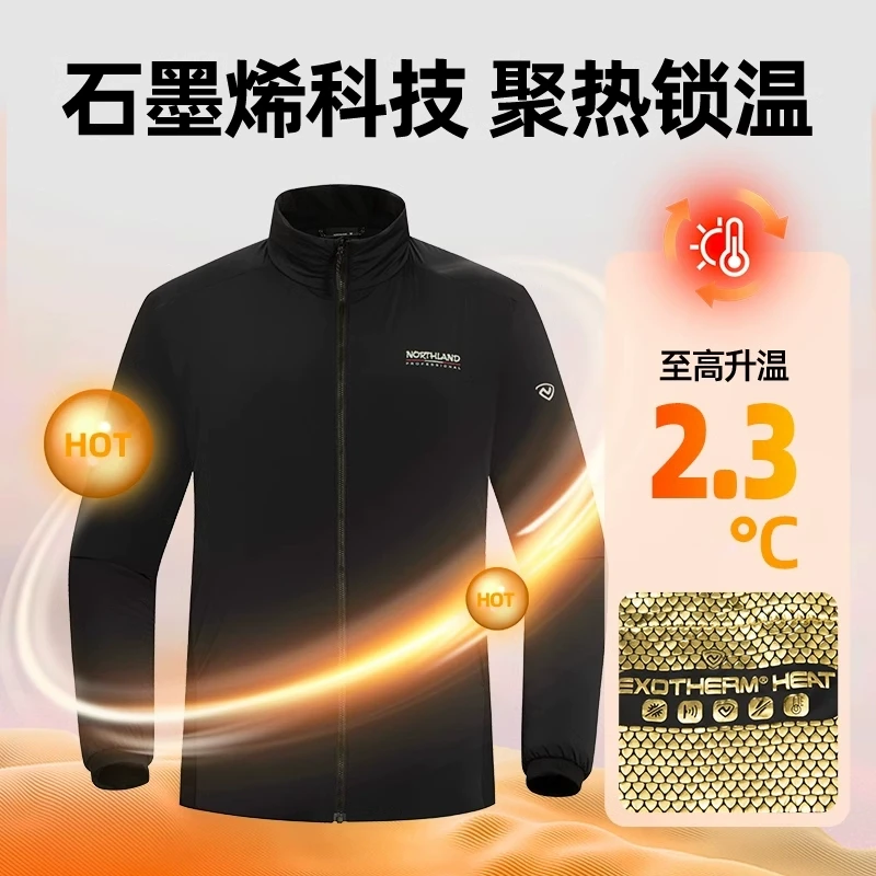 诺诗兰户外Primaloft棉服24秋冬男防泼石墨烯保暖外套NPJEH5727S