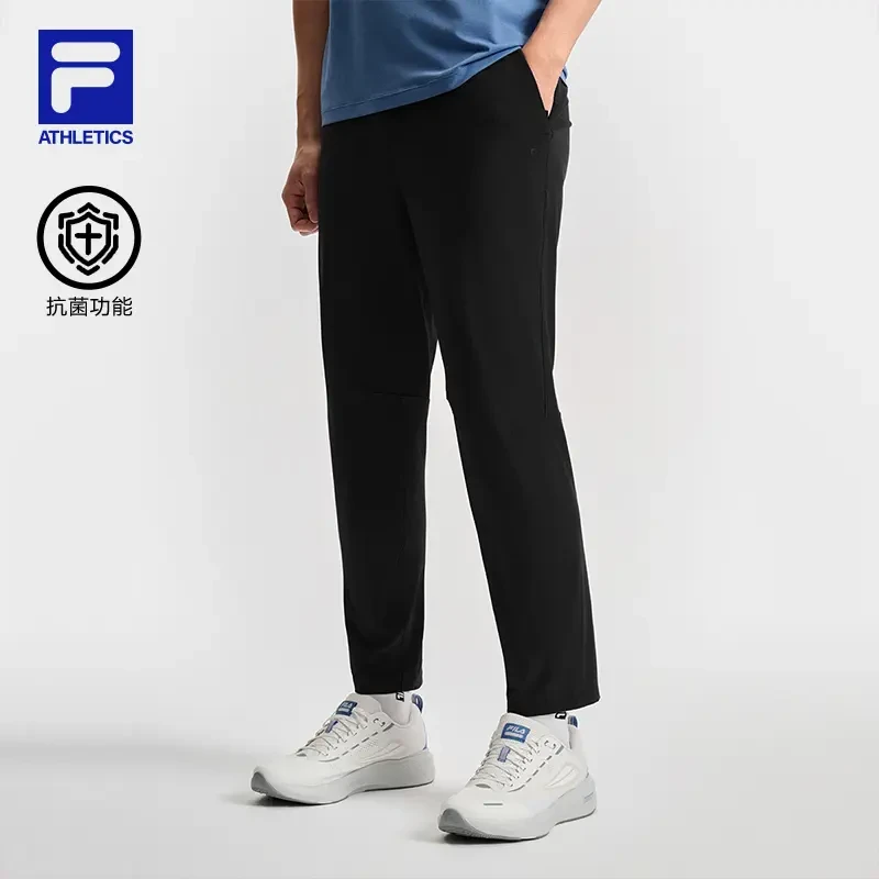 Fila/斐乐男士梭织长裤夏新款基础跑步健身运动直口裤A11M521802F