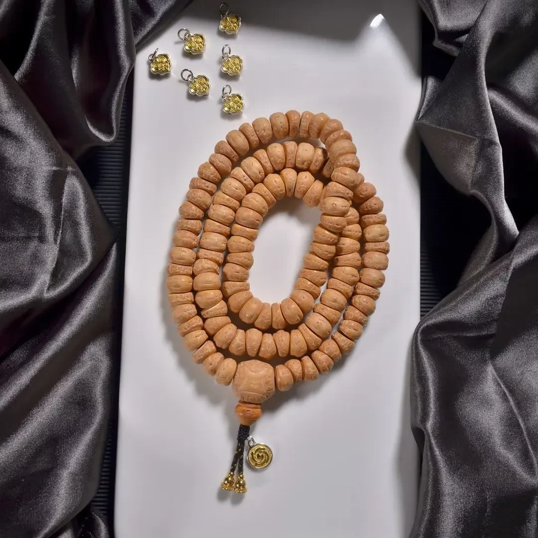 ⭐ 11.8-12.2mm 【S系列】实心籽大肠108，底色超扎实的玉化果冻皮