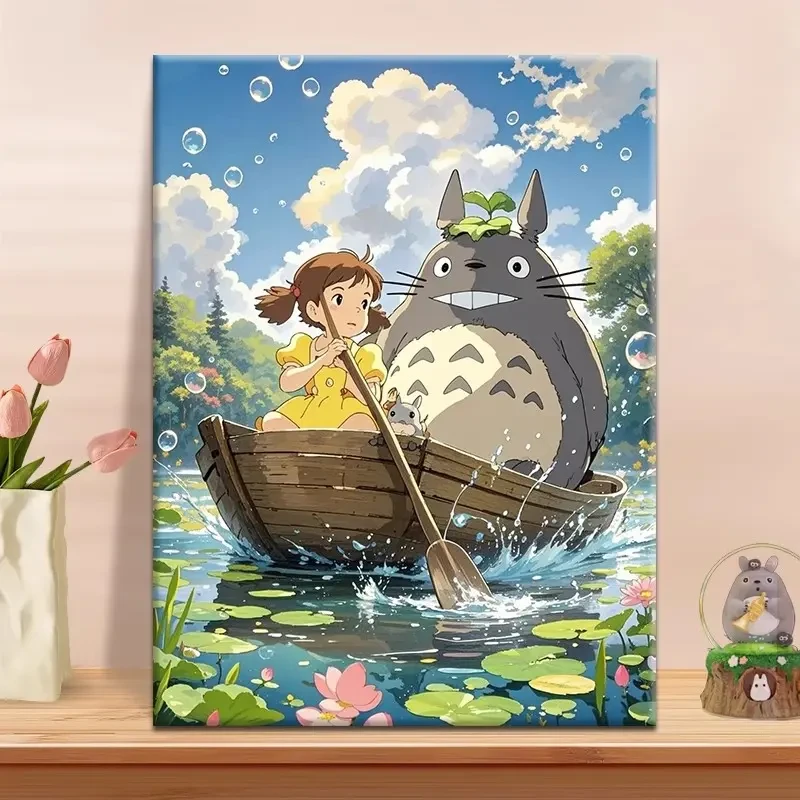 (绮梦世界）diy数字油画高品质手工填涂色解压治愈送礼丙烯装饰画