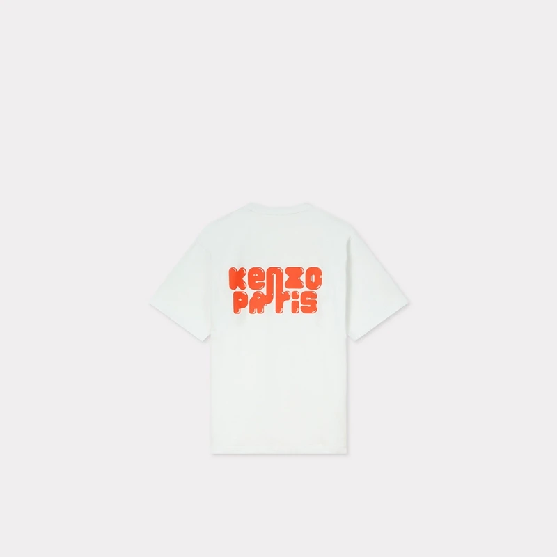 KENZO 25秋冬新品 男士加大宽松版型大象图案T恤衫