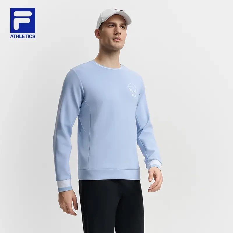 Fila/斐乐春季运动氧气卫衣休闲跑步男士套头卫衣A11M513212F