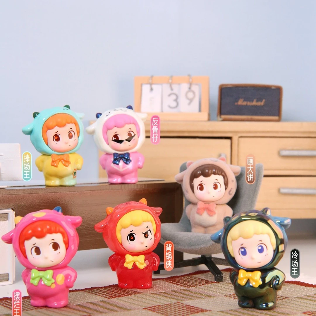 【拆袋】piny我想我职是一只羊系列盲盒手办可爱萌粒公仔潮玩摆件