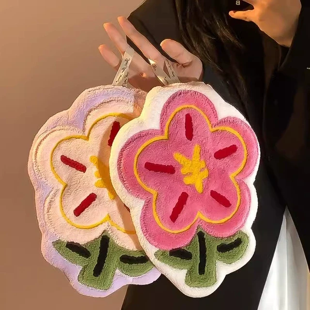 有钱花擦手毛巾挂式厨房卫生间创意毛巾浴室吸水不发臭速干抹手巾