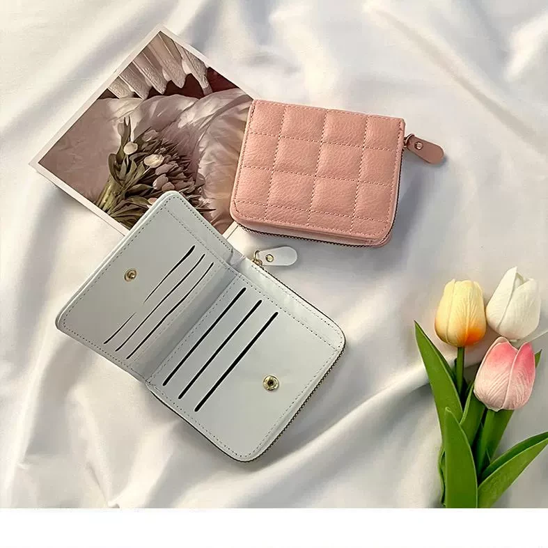 时尚简约风琴卡包女钱夹卡套精致卡片套零钱包女证件包收纳小卡包