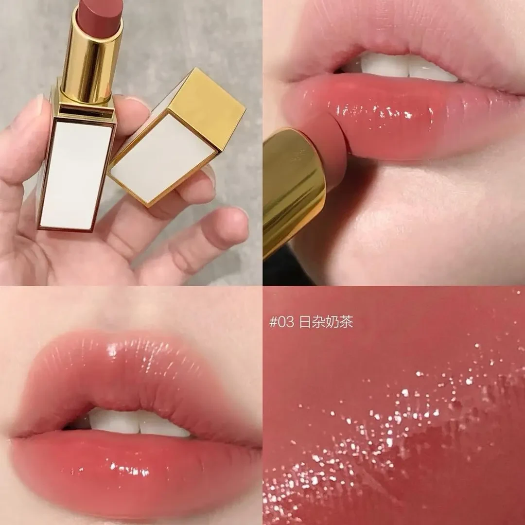 TF白金细管口红水光经典唇釉滋润保湿显白唇膏不沾杯彩妆节日礼物