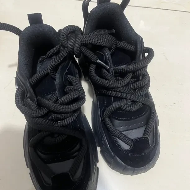 男女夏季爆款透气厚底增高百搭休闲老爹运动鞋