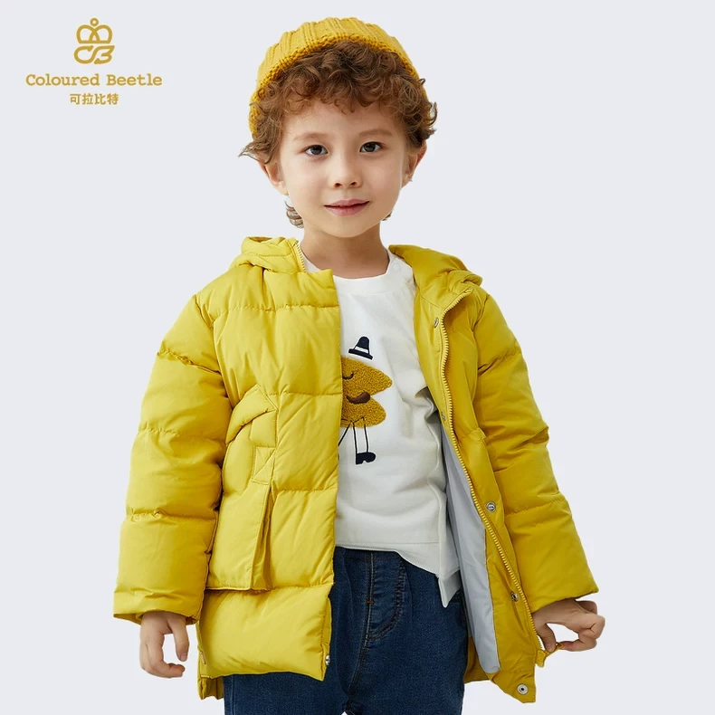 可拉比特男童羽绒服中长款冬季外套FL0430248