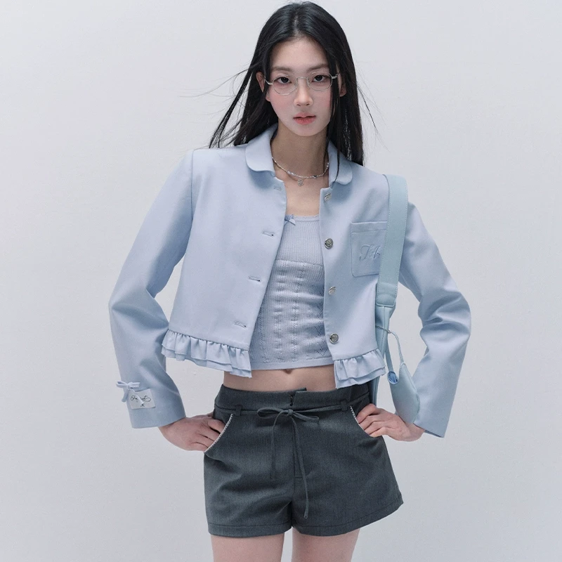 Fragile Heart（秋冬福利）易碎商店·通勤风正肩短款上衣西装外套