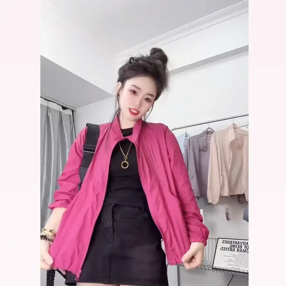 雪儿推荐夏季立领薄款女女装夏季开衫短外套短款气质透气