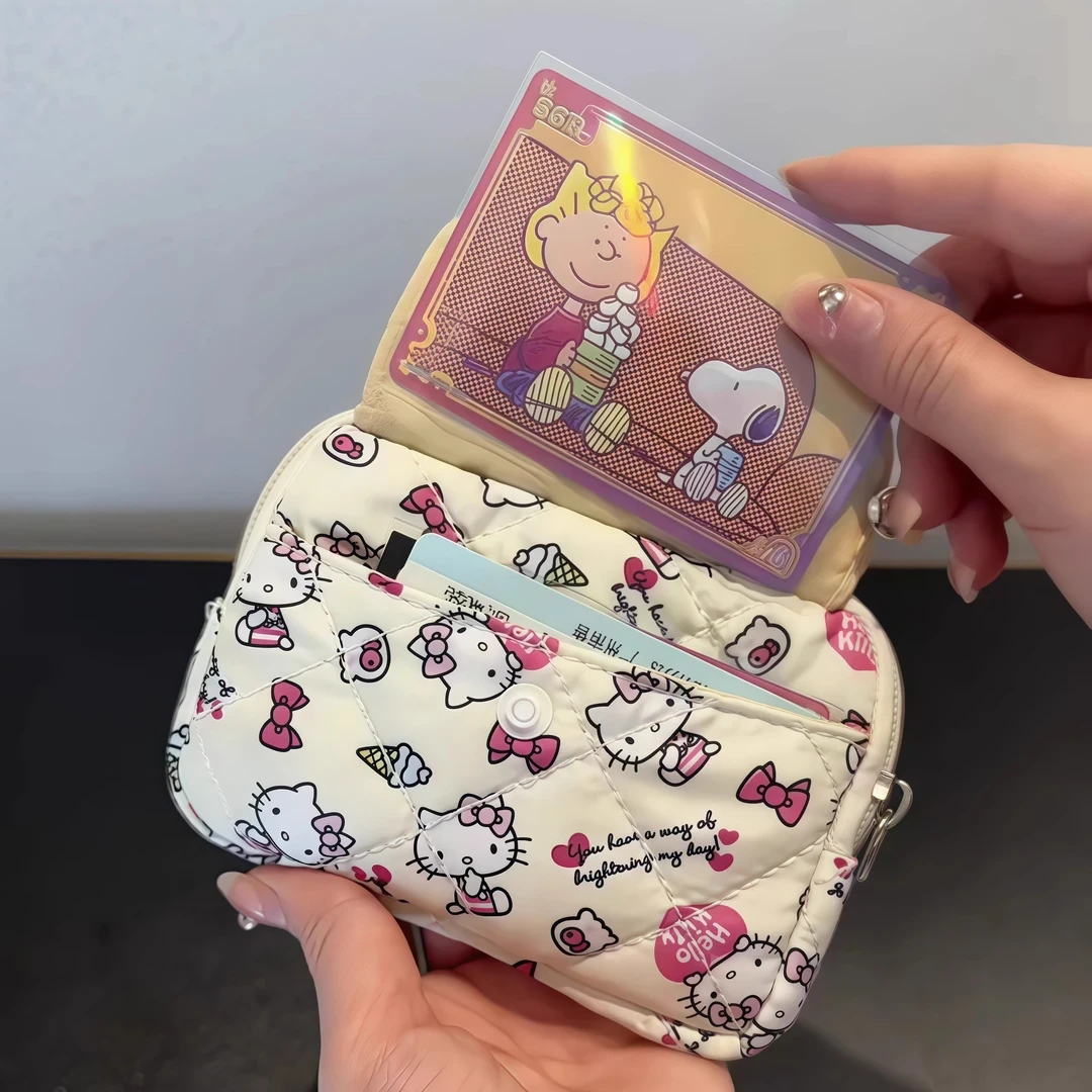 哈喽kitty零钱包卡包一体女款轻薄小巧迷你包可爱收纳包高颜值包