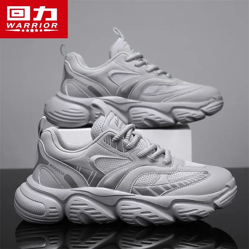 回力跑步运动鞋男鞋2025新款春季爆款百搭增高老爹鞋男士休闲潮鞋