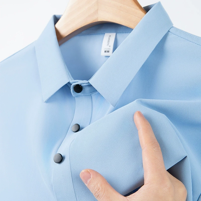 夏季高端冰丝无痕polo衫定制工作服印logo企业文化衫短袖T恤订做