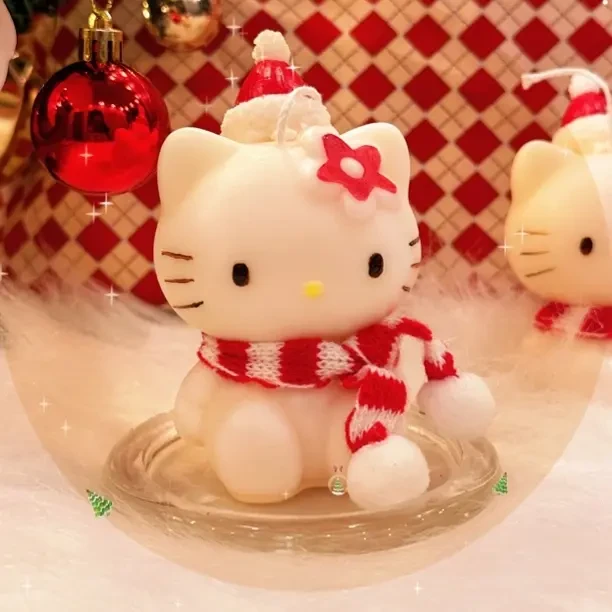 原创圣诞节KT猫可爱香薰蜡烛礼盒伴手礼生日礼物送香薰生日礼物